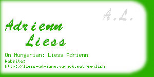 adrienn liess business card